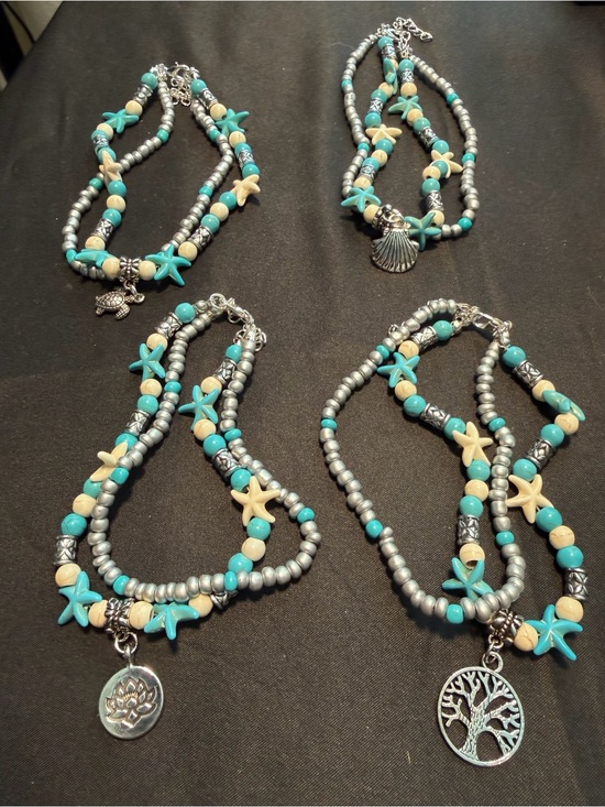 Jewelry - BUY NOW . Beaded Anklet/Bracelet with Extension. NEW. Choice of 1. BUY NOW